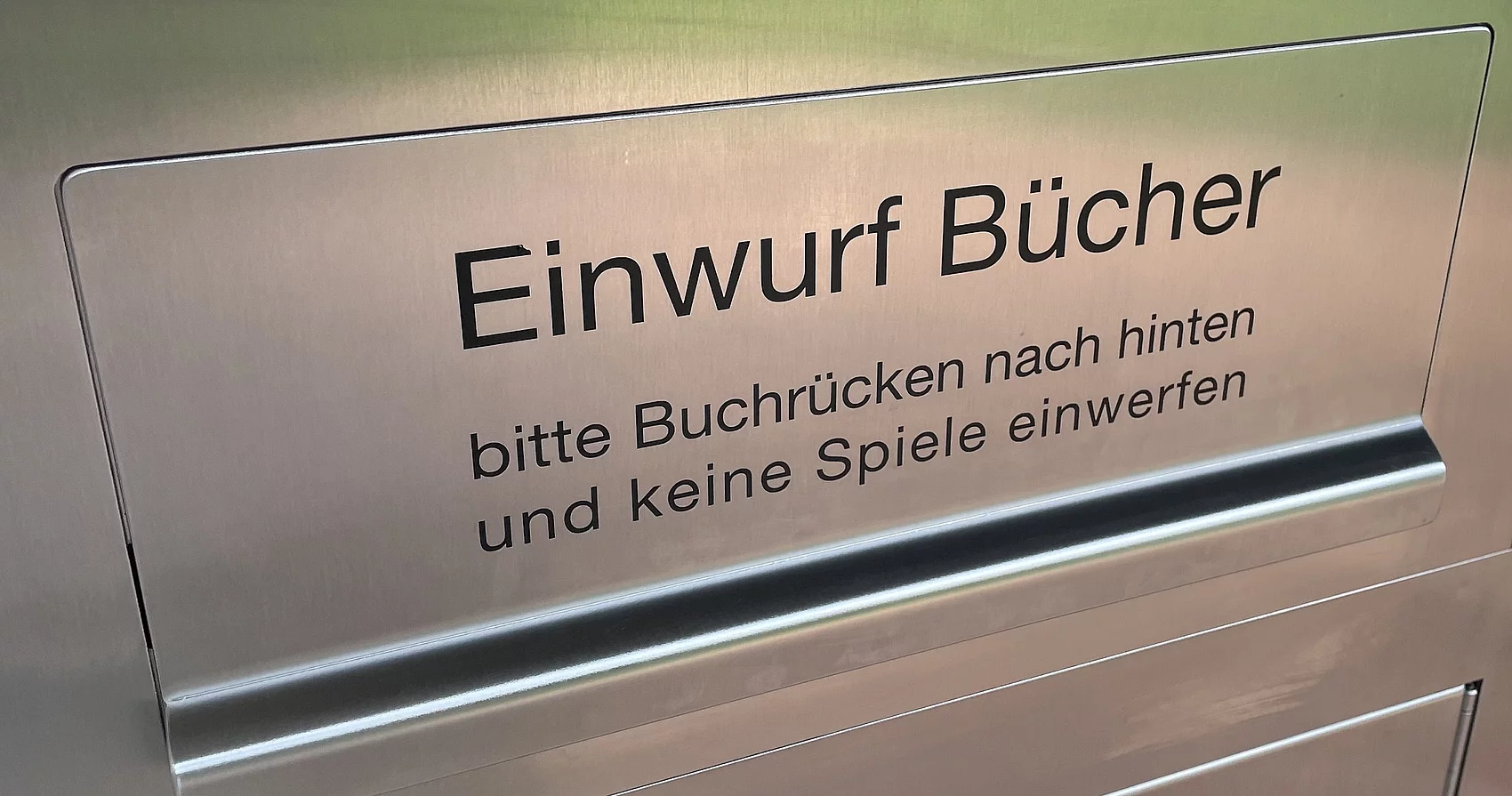 Bücherei Rückgabebox