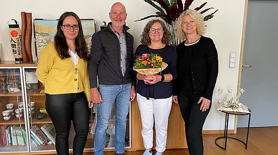 Gratulation zum Dienstjubiläum von Martina Lechner