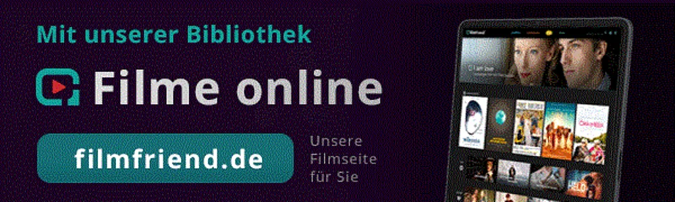 Werbebanner für das Angebot Filmfriend